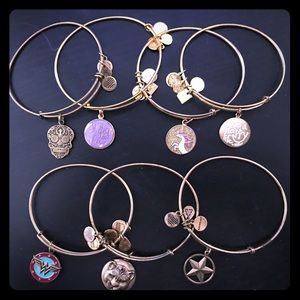Alex and Ani Gold Bracelets